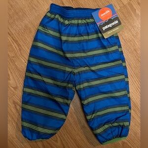 NWT Patagonia Reversible Snow Pant 12M